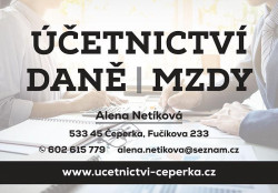Alena Netíková - vedení účetnictví